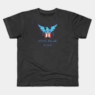 Vote Blue 2024 Kids T-Shirt